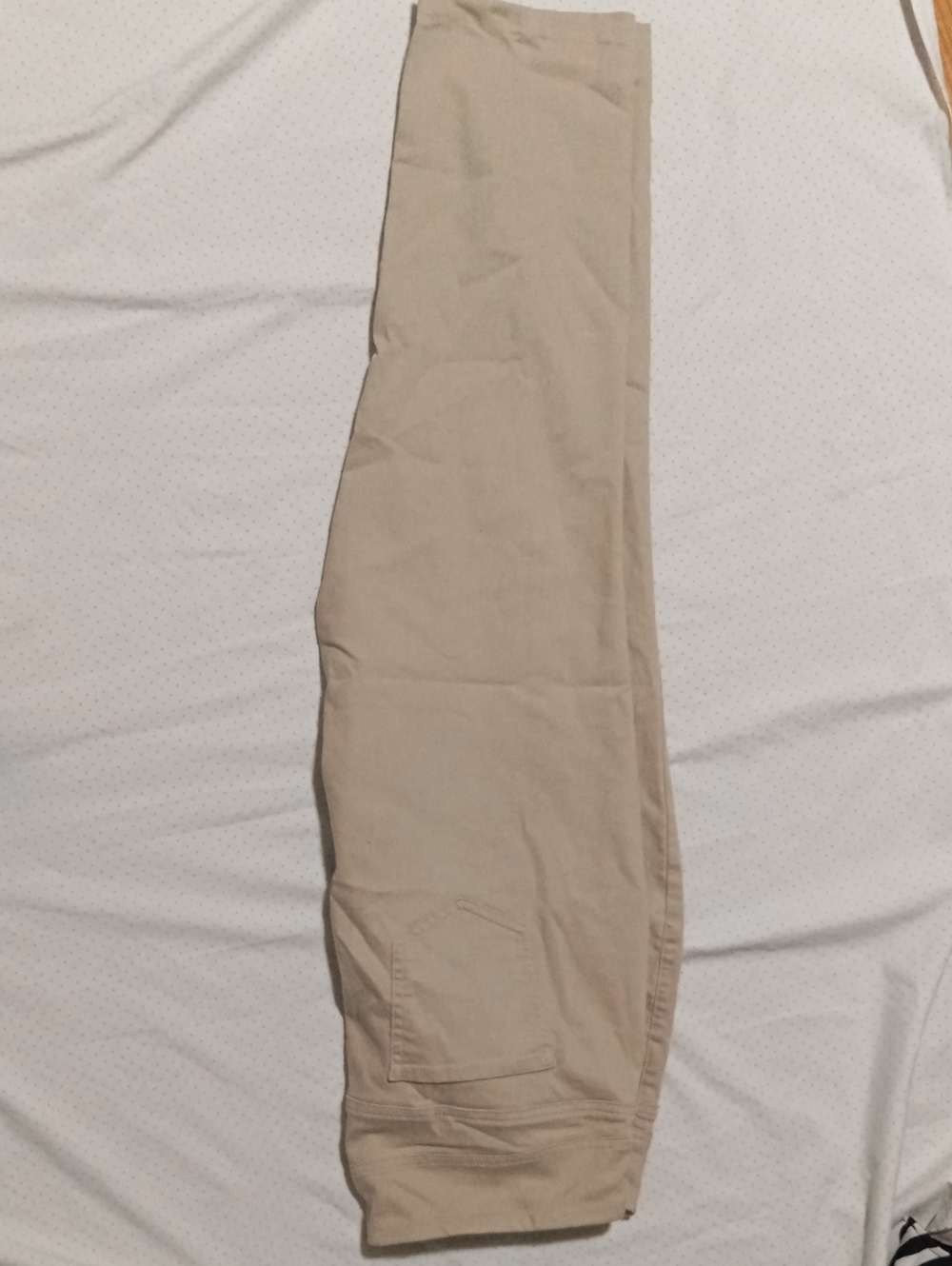Alia Men's Khaki Slim Chino Pants - Picture 3 of 4